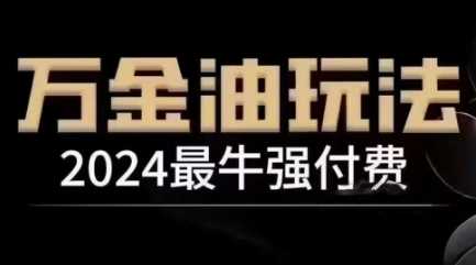 2024最牛强付费，万金油强付费玩法，干货满满，全程实操起飞（更新12月）-928网创