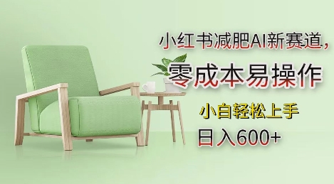 小红书减肥AI新赛道，零成本易操作，日入多张，小白轻松上手【揭秘】-928网创