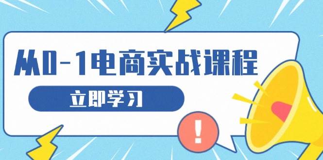 （13594期）从零做电商实战课程，教你如何获取访客、选品布局，搭建基础运营团队-928网创