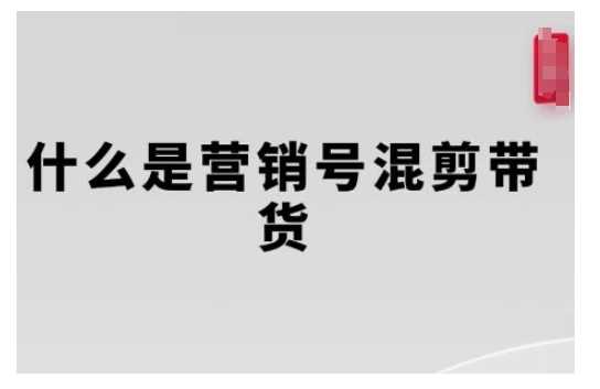 营销号混剪带货，从内容创作到流量变现的全流程，教你用营销号形式做混剪带货-928网创