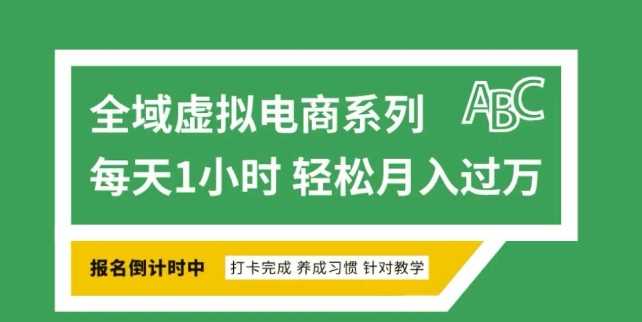 全域虚拟电商变现系列，通过平台出售虚拟电商产品从而获利-928网创