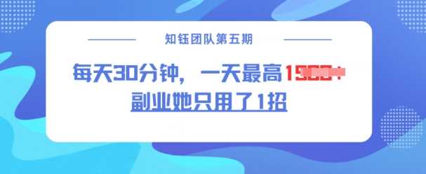 副业她只用了1招，每天30分钟，无脑二创，一天最高1.5k-928网创